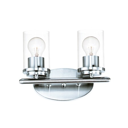 Maxim Lighting Corona 2-Light Bath Vanity 10212CLPC